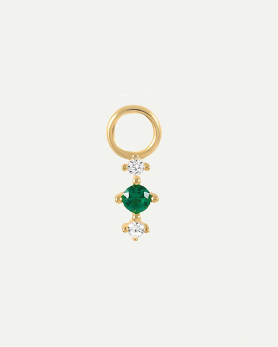 CHARM NORA GREEN GOLD