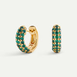 NOVA GREEN GOLD EARRINGS