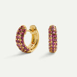 PENDIENTES NOVA PINK GOLD