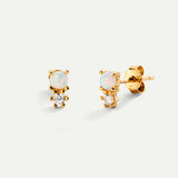 PENDIENTES OPAL GOLD