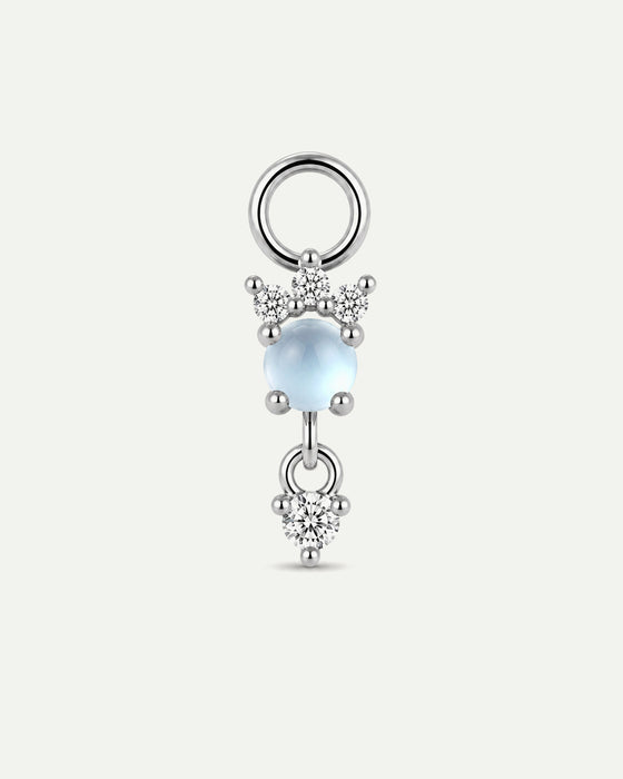 CHARM OPAL SILVER