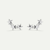 ORION MAXI SILVER EARRINGS