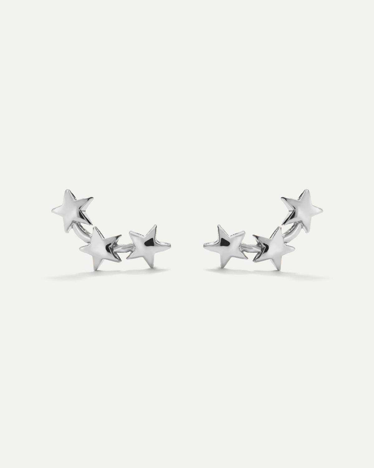 ORION MAXI SILVER EARRINGS