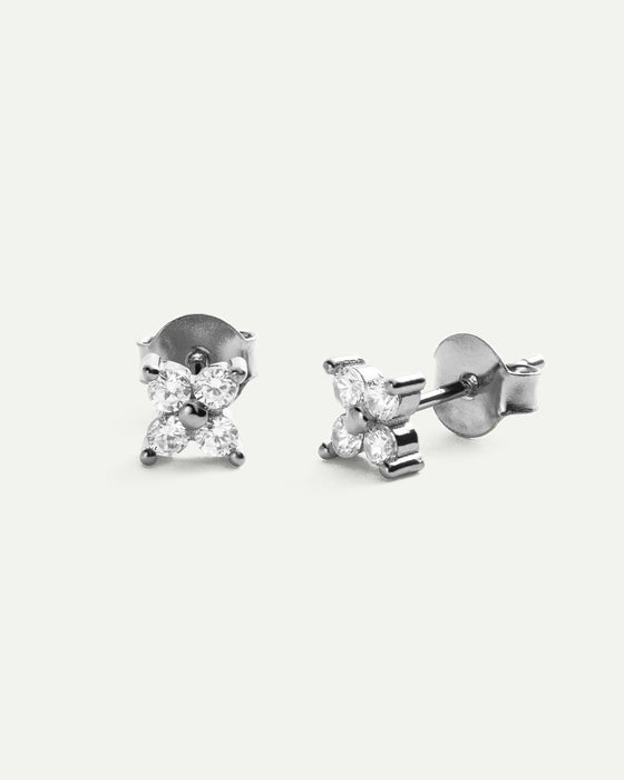 OTTO MINI SILVER EARRINGS
