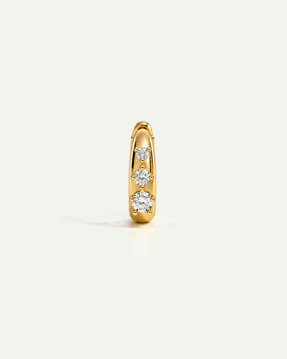 BOUCLE D'OREILLE PARMA GOLD