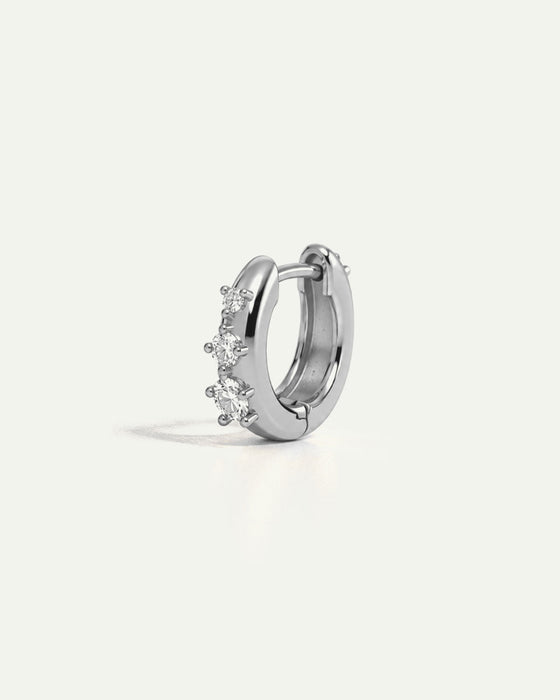 PENDIENTE PARMA SILVER