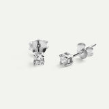 BOUCLES D'OREILLES PRINCESSE EN ARGENT