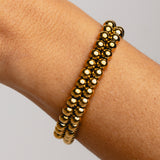 PULSERA BALLS L GOLD