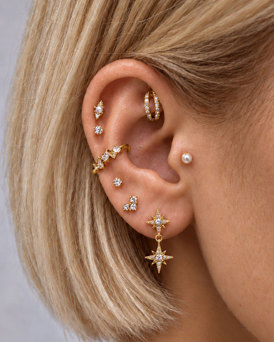 BOUCLES D'OREILLES SABA GOLD