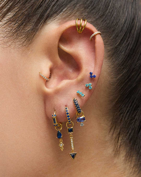 PIERCING LOOP TRIPLE GOLD