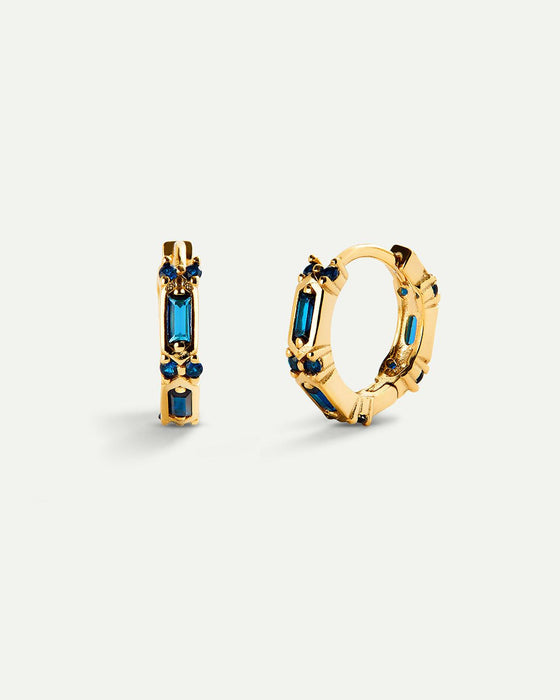 PENDIENTES SARIN BLUE GOLD