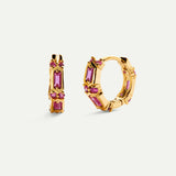 PENDIENTES SARIN PINK GOLD