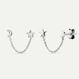 PENDIENTES SKY CHAIN SILVER