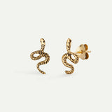 SNAKE GOLD EARRINGS