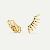 PENDIENTES SPIRAL GOLD