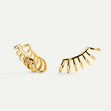 PENDIENTES SPIRAL GOLD