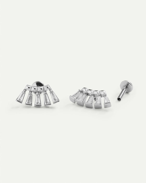 PIERCING SONNENUNTERGANG SILBER