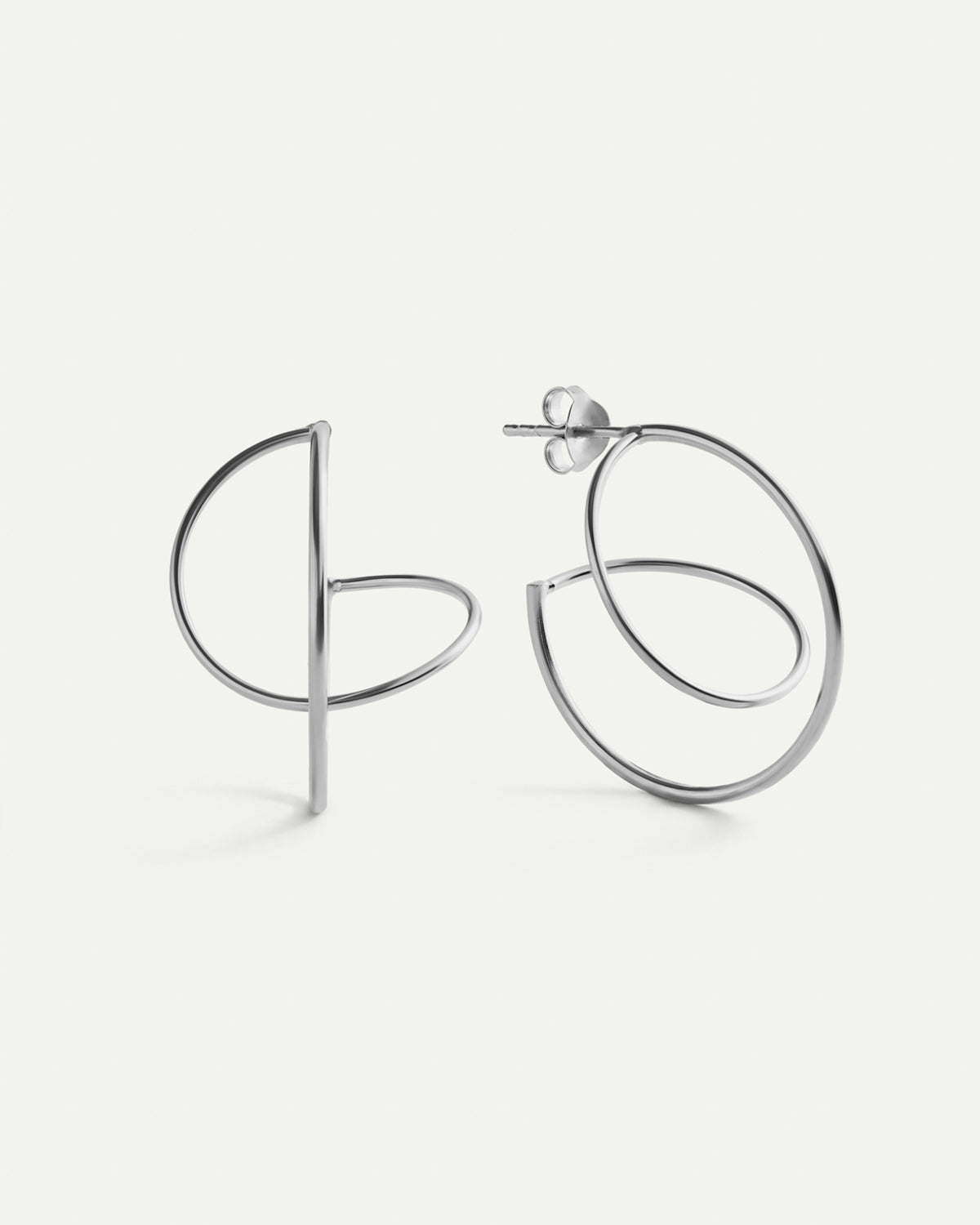 SWING SILVER EARRINGS