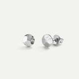 SILVER STUD EARRINGS 