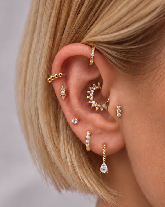 BOUCLES D'OREILLES THAIS EN ARGENT