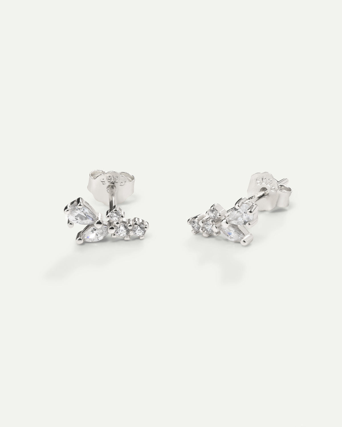 BOUCLES D'OREILLES EN ARGENT ÉTAIN