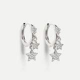 TRINITY SILVER EARRINGS