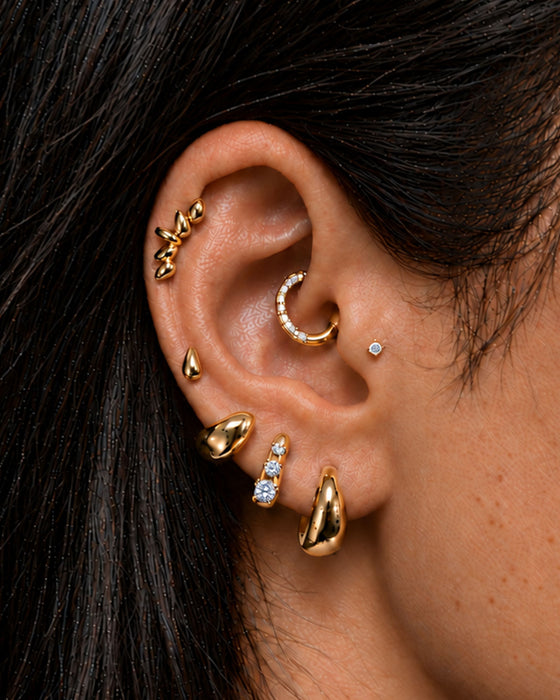 BOUCLE D'OREILLE PARMA GOLD