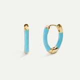 VENUS BLUE GOLD EARRINGS