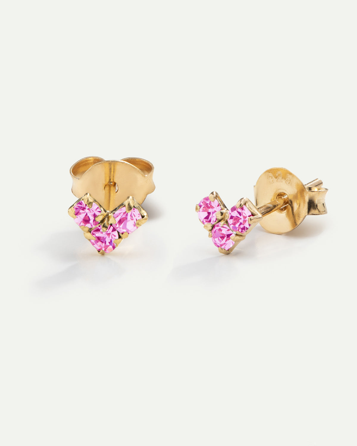 VIRGO PINK GOLD EARRINGS