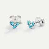 PENDIENTES VIRGO TURKIS SILVER