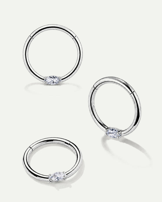 PIERCING ZOE XL SILVER