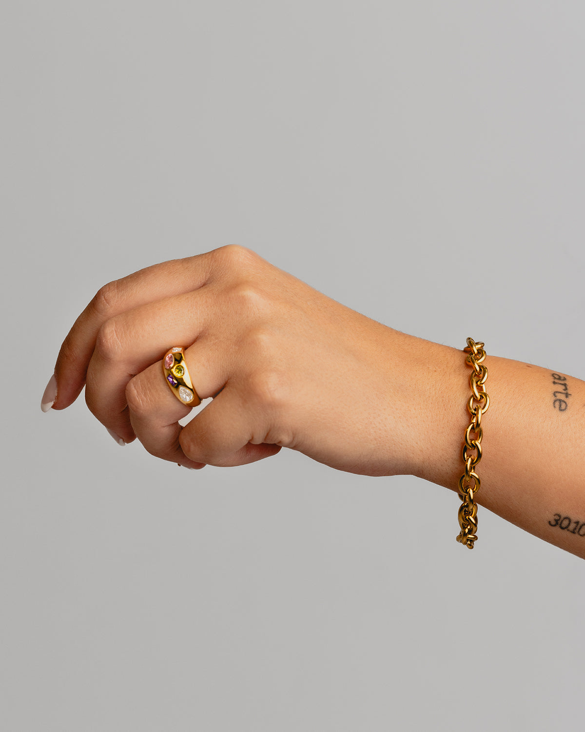 ROLL GOLD BRACELET