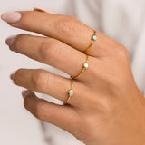 TURQUOISE GOLD RING