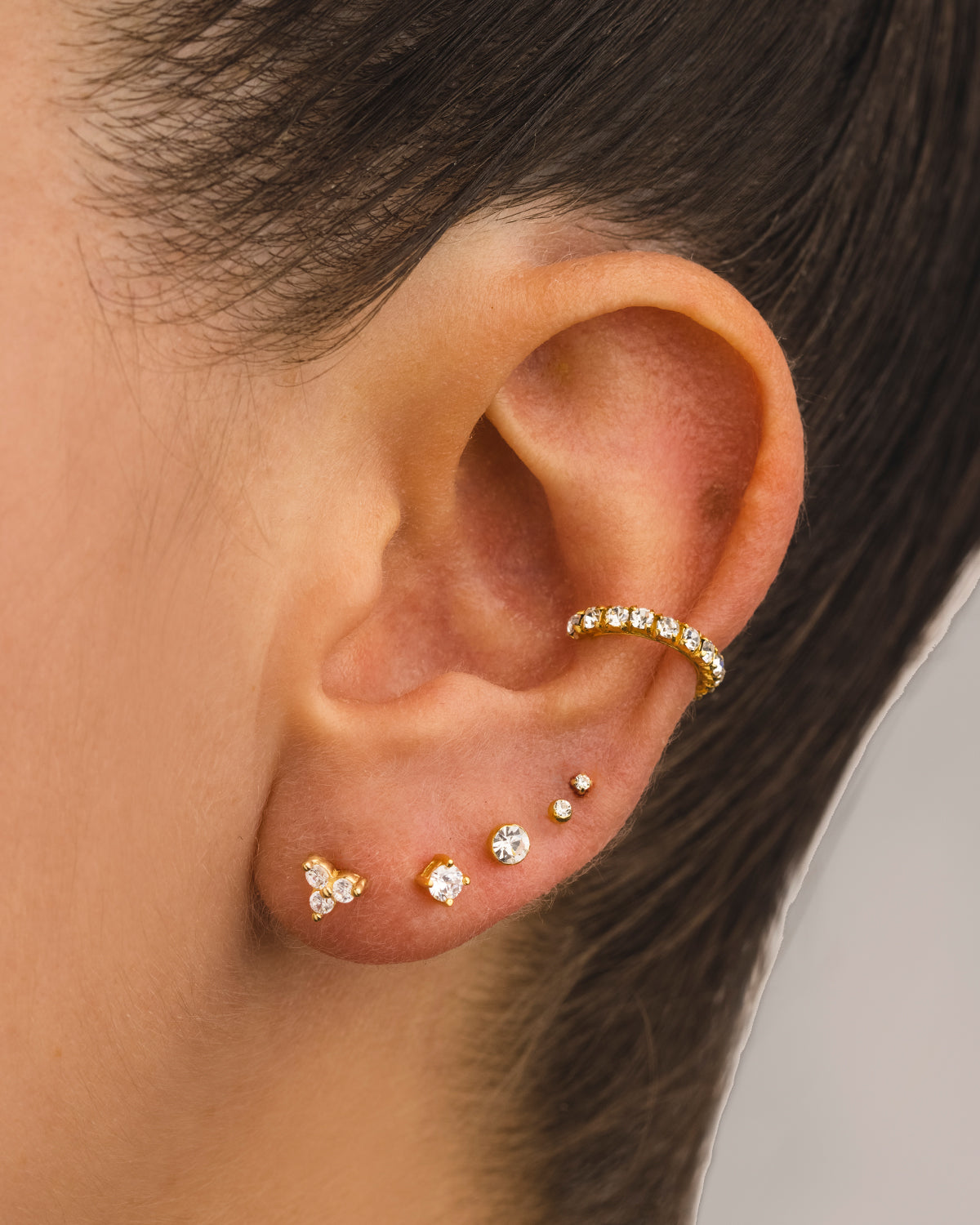 BOUCLES D'OREILLES PRINCESSE EN ARGENT