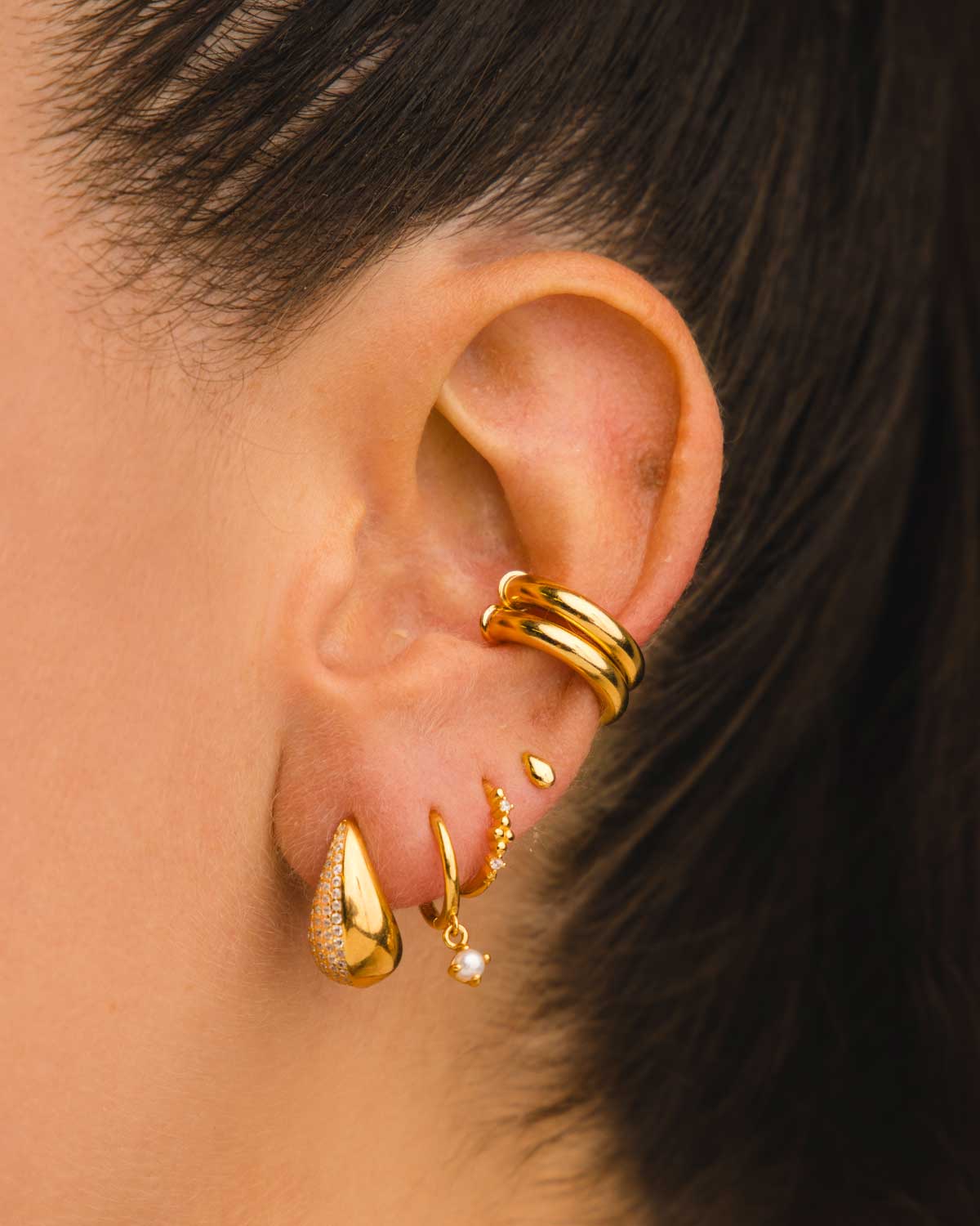 PENDIENTES BRUNA GOLD