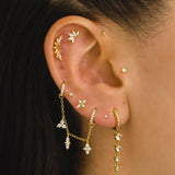 PENDIENTES HOOPS BRIGHT GOLD