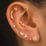 ALEGRIA SILVER PIERCING