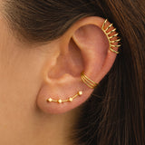 GOLD SPIRAL EARRINGS