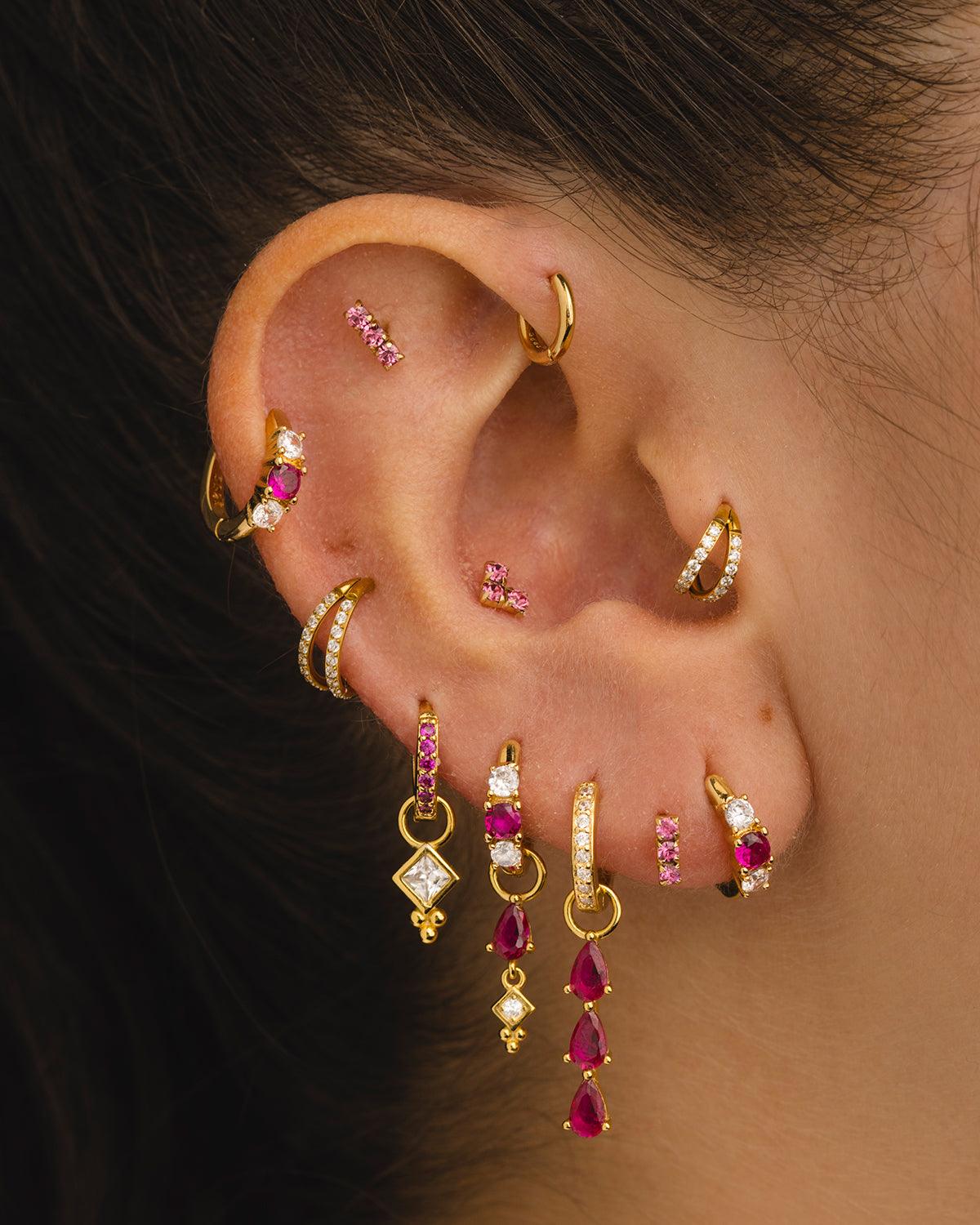 PENDIENTES HOOPS BRIGHT GOLD