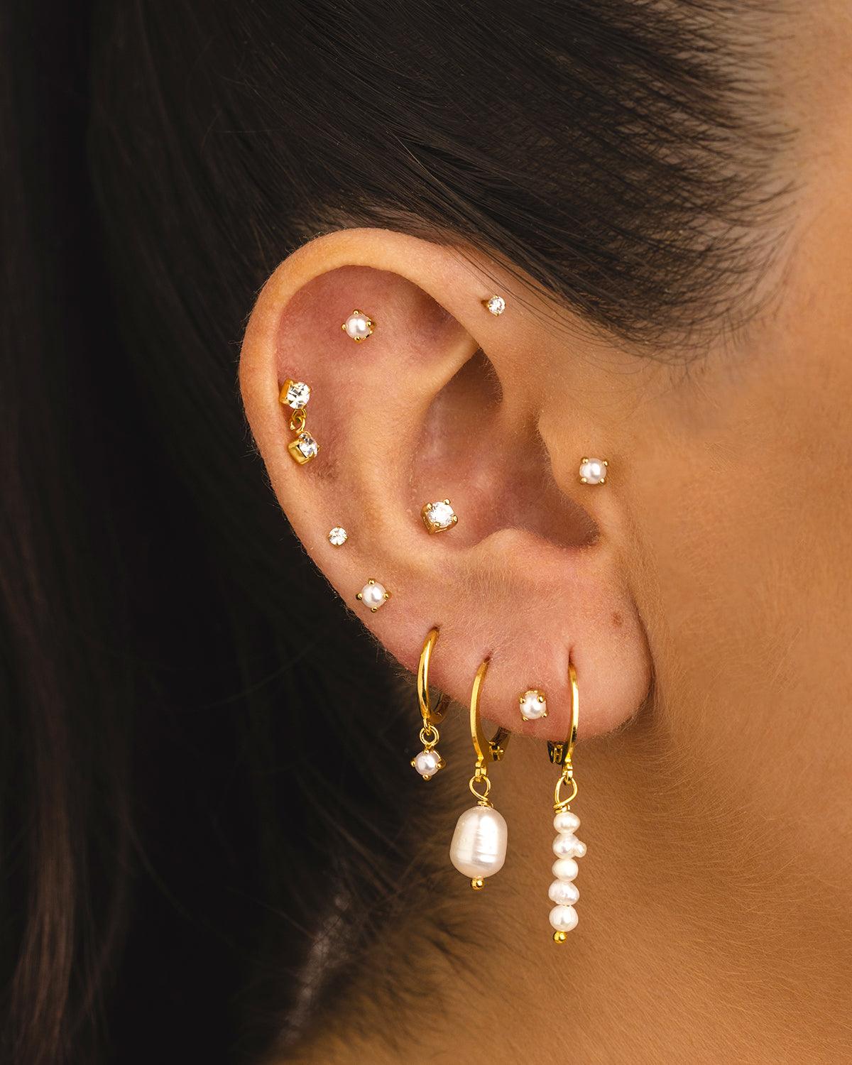 PENDIENTES PEARL MINI SILVER