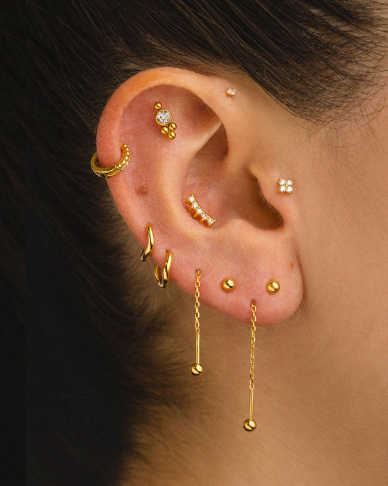 PIERCING COURBE EN OR