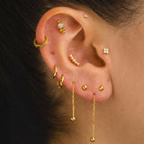 PENDIENTES BIMBO MINI GOLD