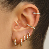 BOUCLES D'OREILLES RENARD EN ARGENT