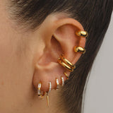 PENDIENTES HOOPS MINI GOLD