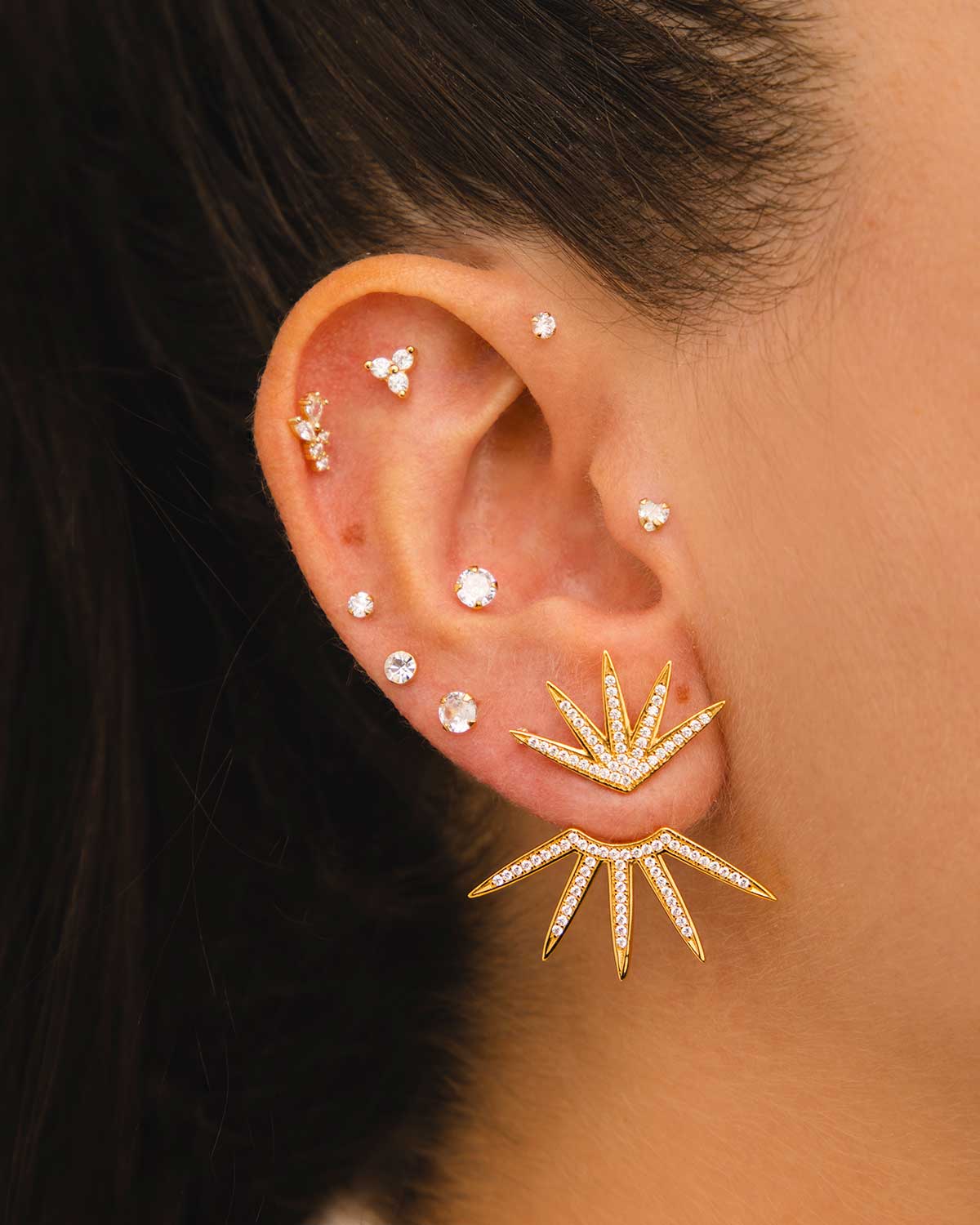 PENDIENTES IDA M GOLD