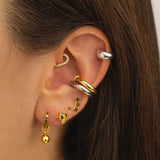 BOUCLE DE PIERCING COEUR ARGENT BRILLANT