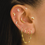 PENDIENTES HOOPS MINI GOLD