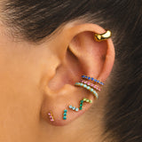 HORIZON PINK GOLD EARRINGS