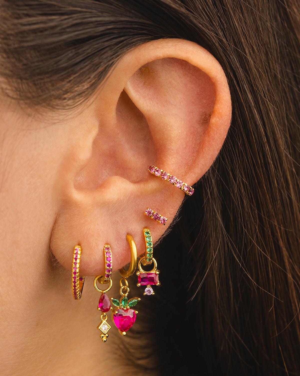 CHARM CHERRY PINK GOLD