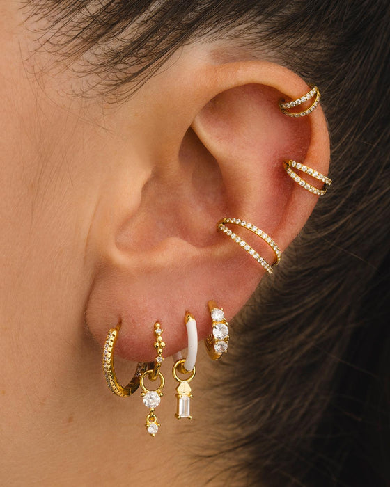 PIERCING ETERNITY XL DOUBLE SILVER - Adamina